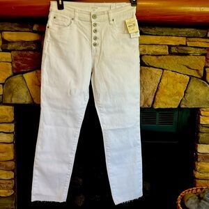 STS BLUE White High Rise Skinnny Jeans